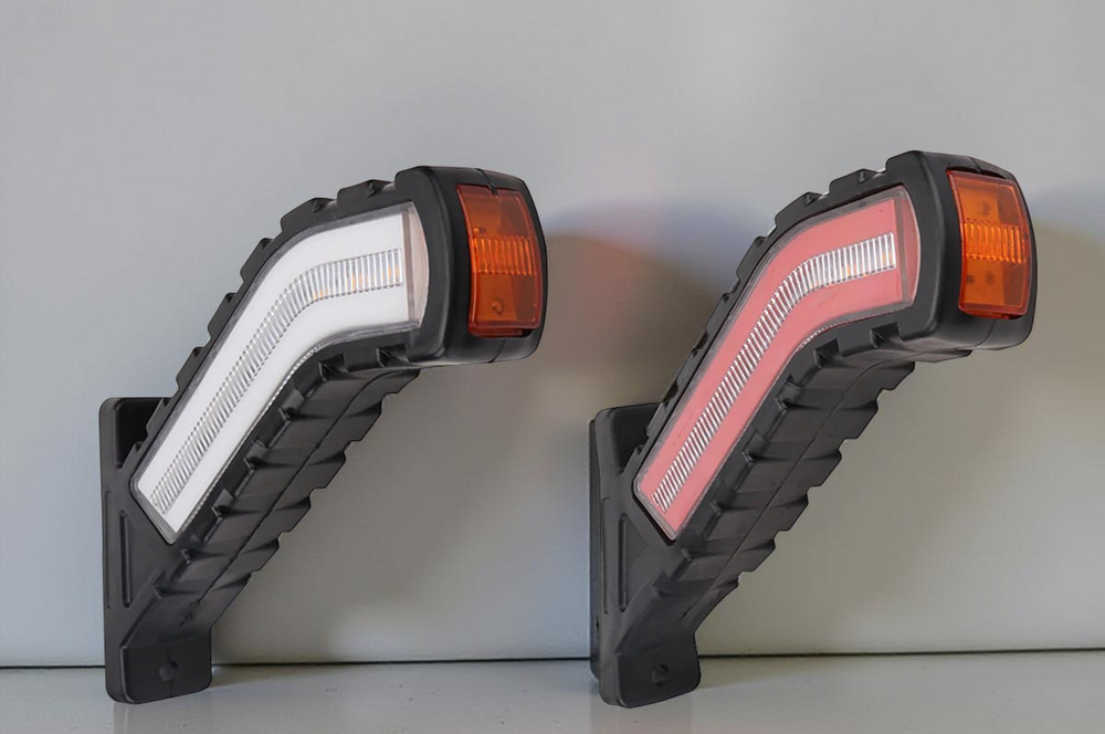 12‑24V LED Trailer Side Marker Flowing Turn Signal Light