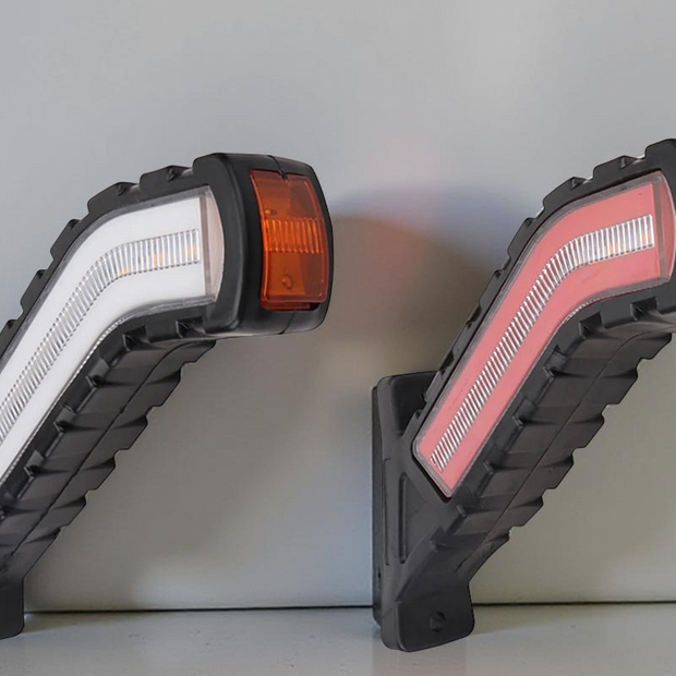 12‑24V LED Trailer Side Marker Flowing Turn Signal Light