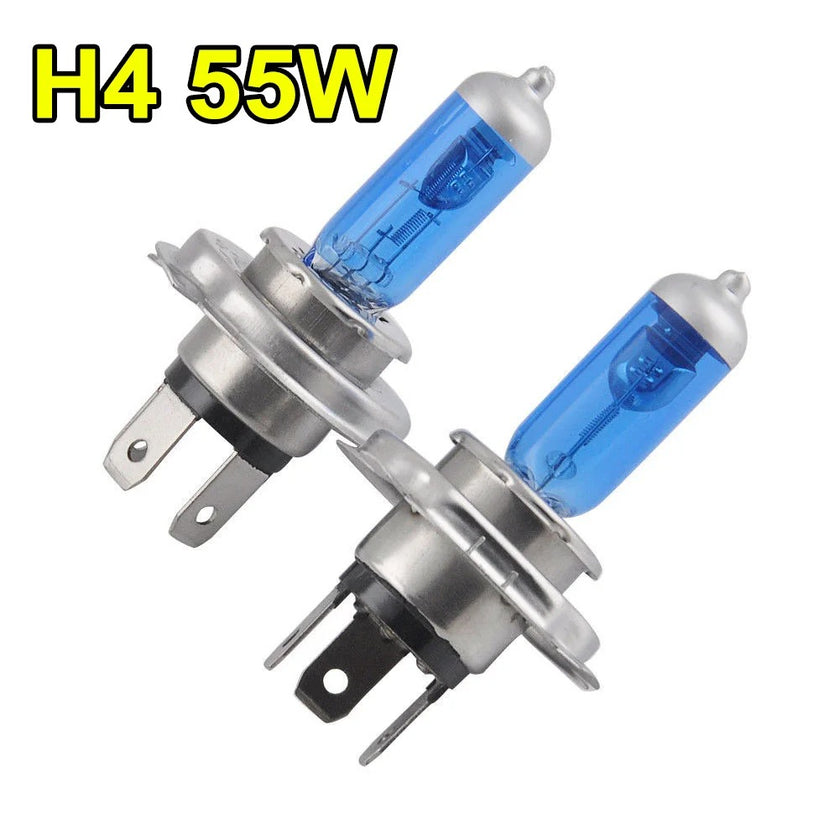 2Pcs 100W 6000K Super Bright LED Headlight Bulbs – H1 H4 H7 12V Xenon White Kit
