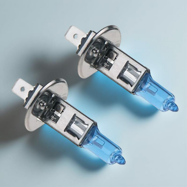 2Pcs 100W 6000K Super Bright LED Headlight Bulbs – H1 H4 H7 12V Xenon White Kit