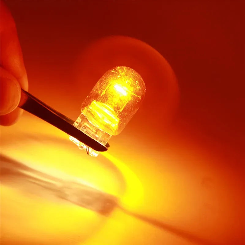 2Pcs T20 7443 W21 5W Clear Glass Turn Signal Brake Stop Tail Lights Bulb Daytime Running Lights Turn Stop Brake Tail Bulbs