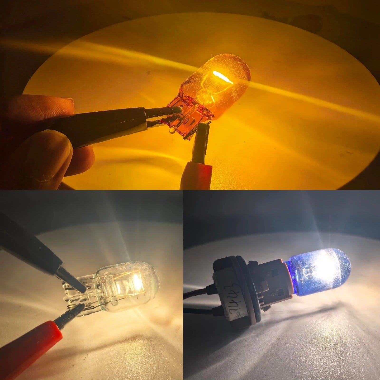 2pcs T20 7443/7440 Halogen Car Bulbs – 12V 16W