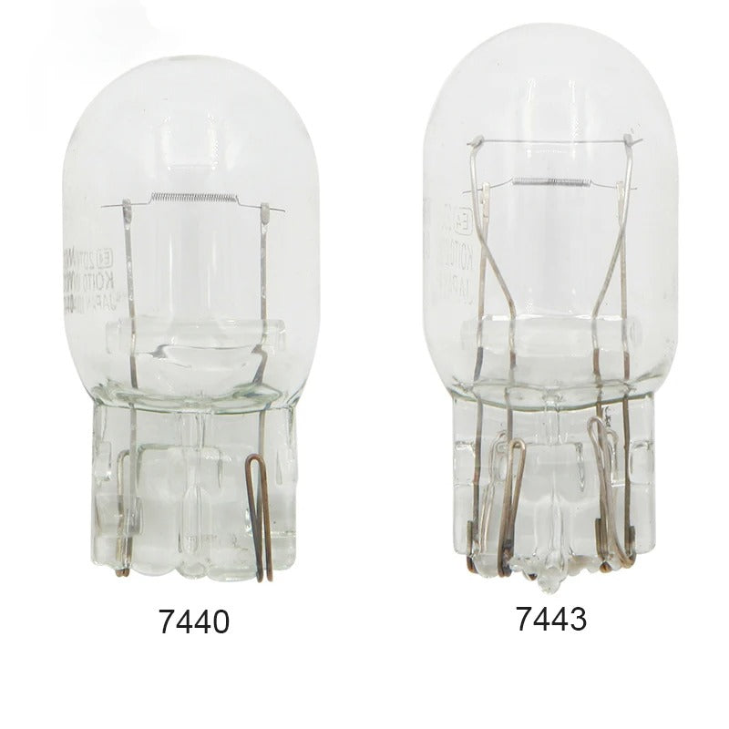 2pcs T20 7443/7440 Halogen Car Bulbs – 12V 16W