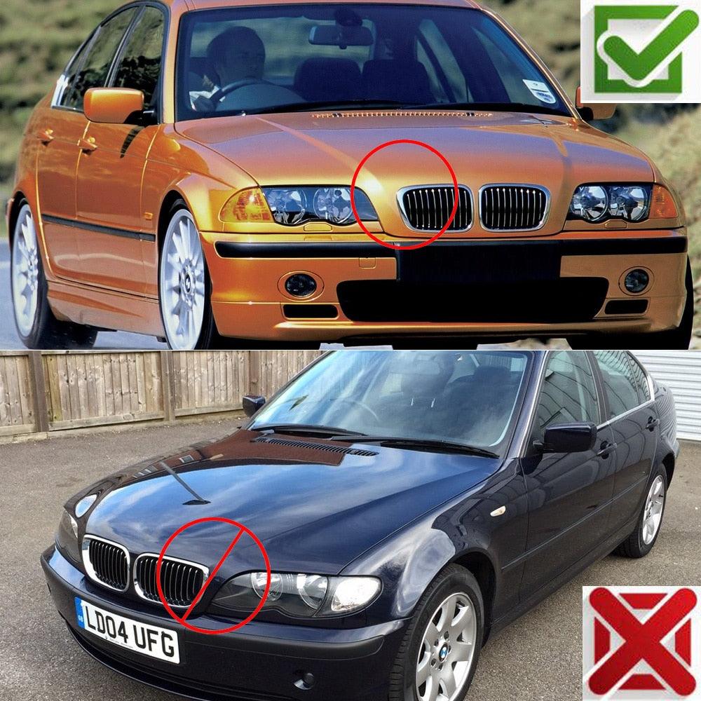 2x Central Double Grilles -BMW 3 Series E46 - M3 DESIGN - One Beast Garage