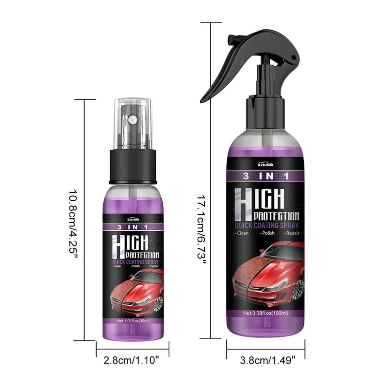 3-in-1 Ceramic Coating Nano Spray - One Beast Garage