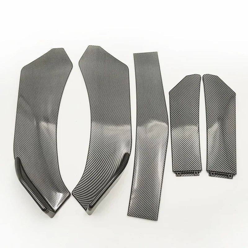 5-Piece Front Bumper Lip Splitter Kit