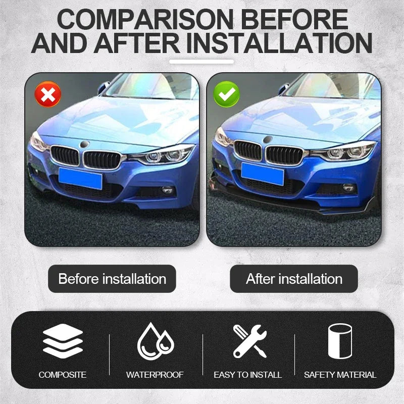 5pcs Front Bumper Shovel Kit – ABS