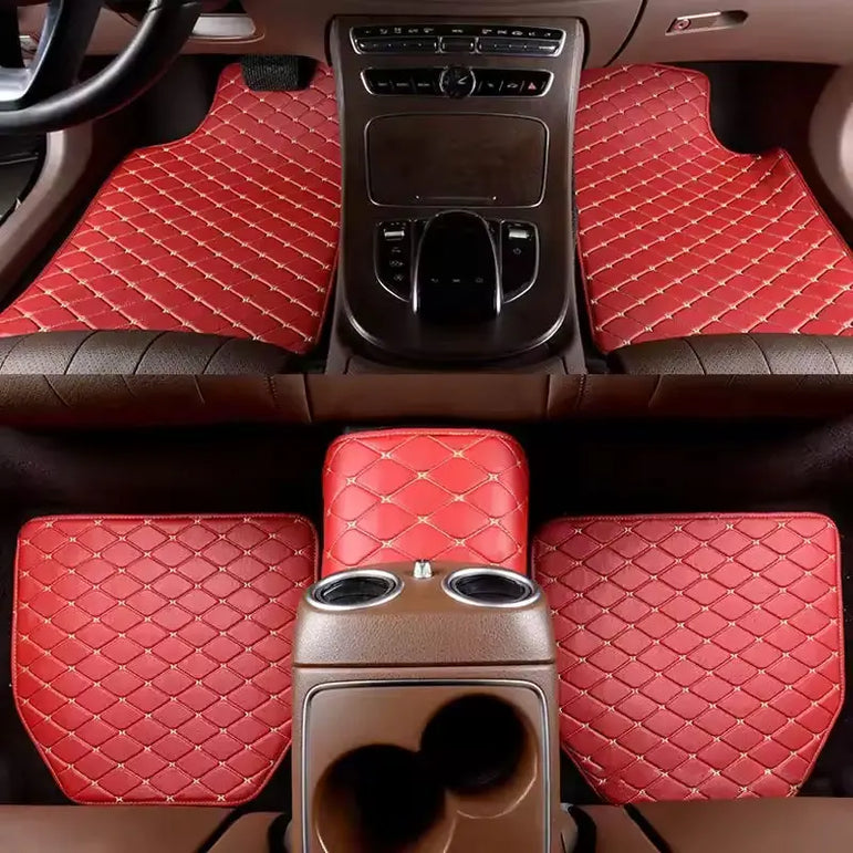 5pcs Waterproof Leather Car Floora Mats