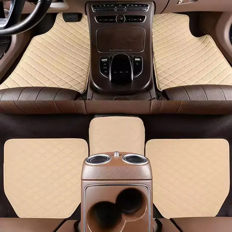 5pcs Waterproof Leather Car Floora Mats