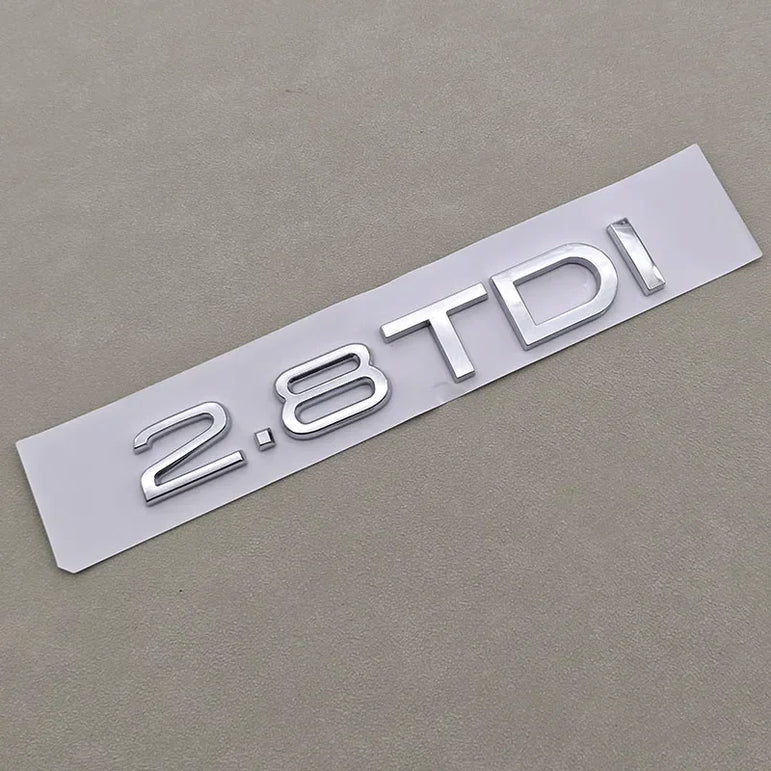Audi 1.9–4.2 TDI Trunk Badge