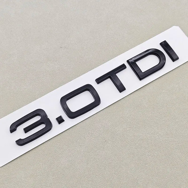 Audi 1.9–4.2 TDI Trunk Badge