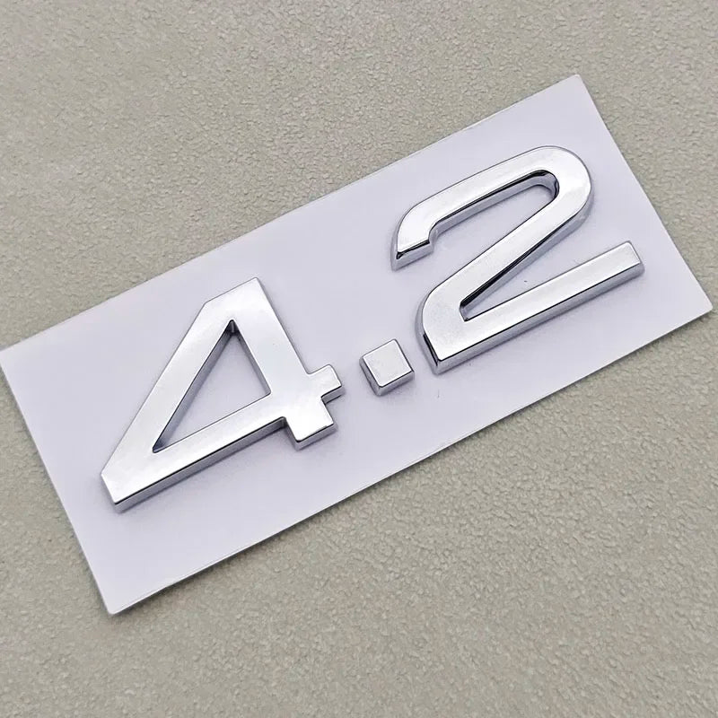 Audi 1.9–4.2 TDI Trunk Badge