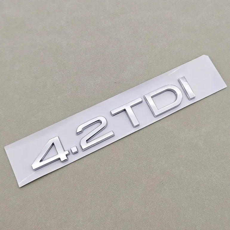 Audi 1.9–4.2 TDI Trunk Badge