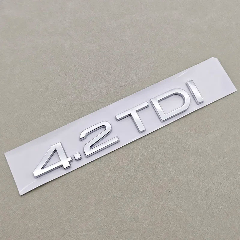 Audi 1.9–4.2 TDI Trunk Badge