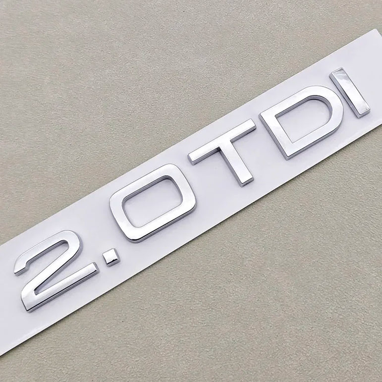 Audi 1.9–4.2 TDI Trunk Badge