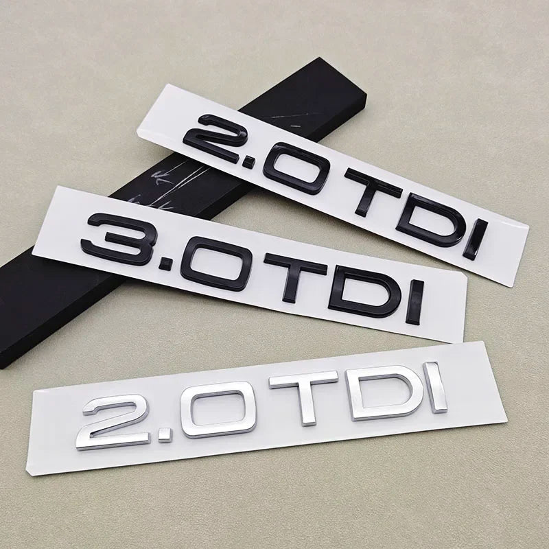 Audi 1.9–4.2 TDI Trunk Badge