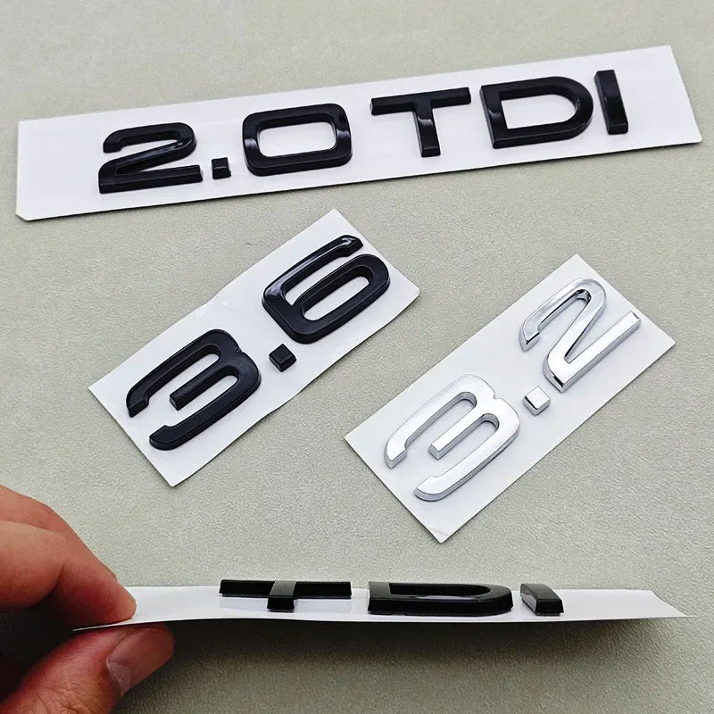 Audi 1.9–4.2 TDI Trunk Badge