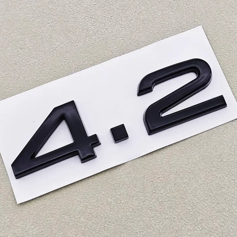 Audi 1.9–4.2 TDI Trunk Badge