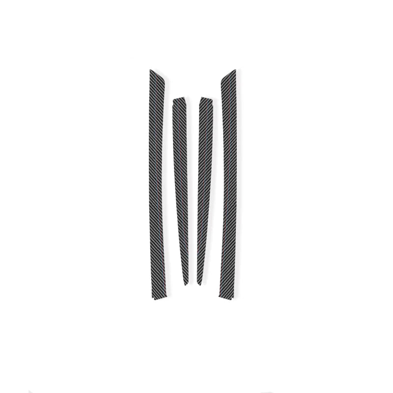BMW F10 Series 5 Alcantara Carbon Fiber Door Trim Strips – 4pcs Performance Set