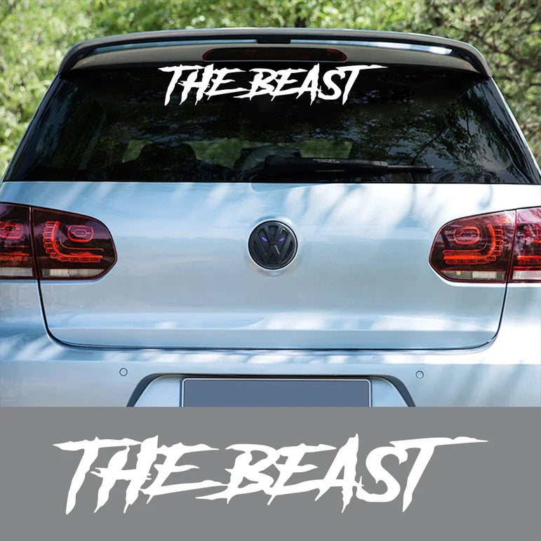 Car Door Side Stickers The Beast Personality Styling Auto Rear Windshield Vinyl Decal Tuning Graphic Automobiles Accessories