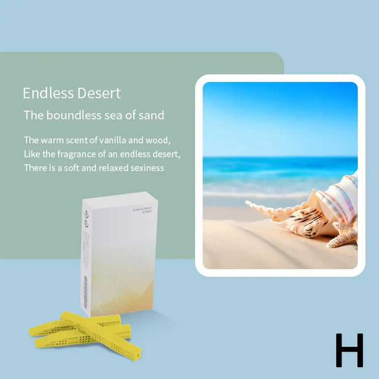Car Fragrance Vent Clip Holder - One Beast Garage Endless Desert The boundless sea of sand