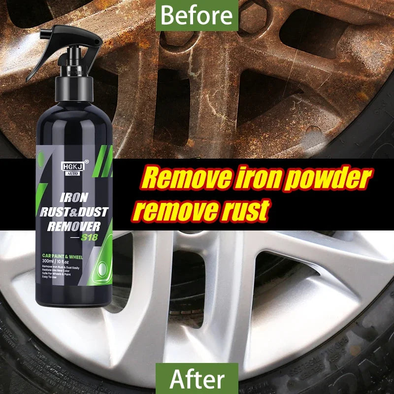 Car Rust & Iron Remover – Paint & Wheel Cleaner Spray