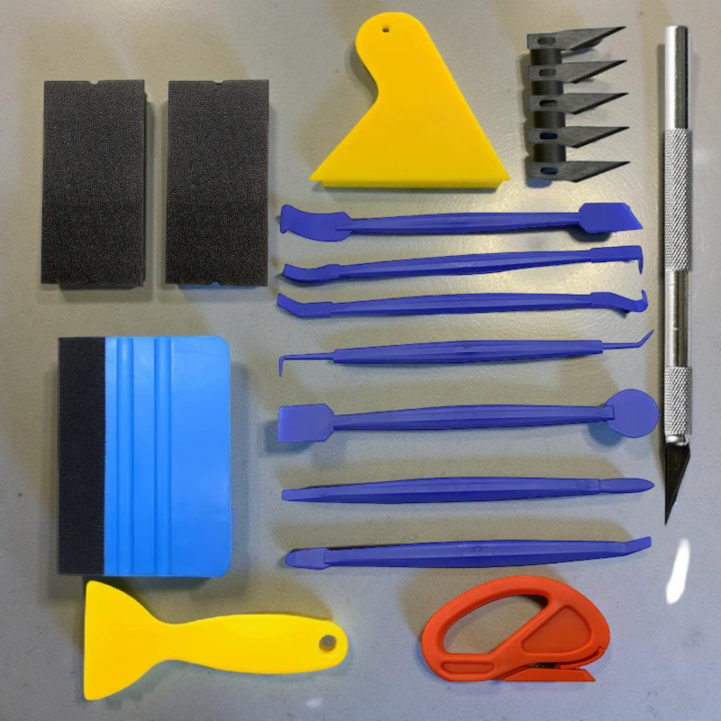 Car Vinyl Wrap & Window Tint Tool Kit – 10Pcs/19Pcs Squeegee Set