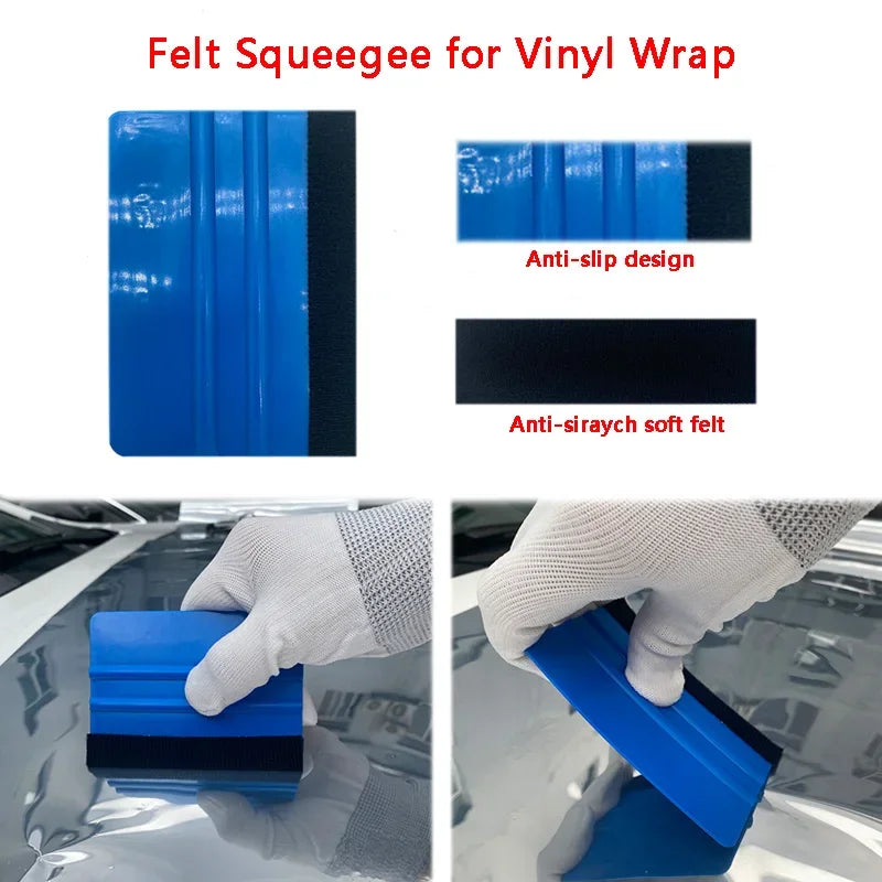 Car Vinyl Wrap & Window Tint Tool Kit – 10Pcs/19Pcs Squeegee Set