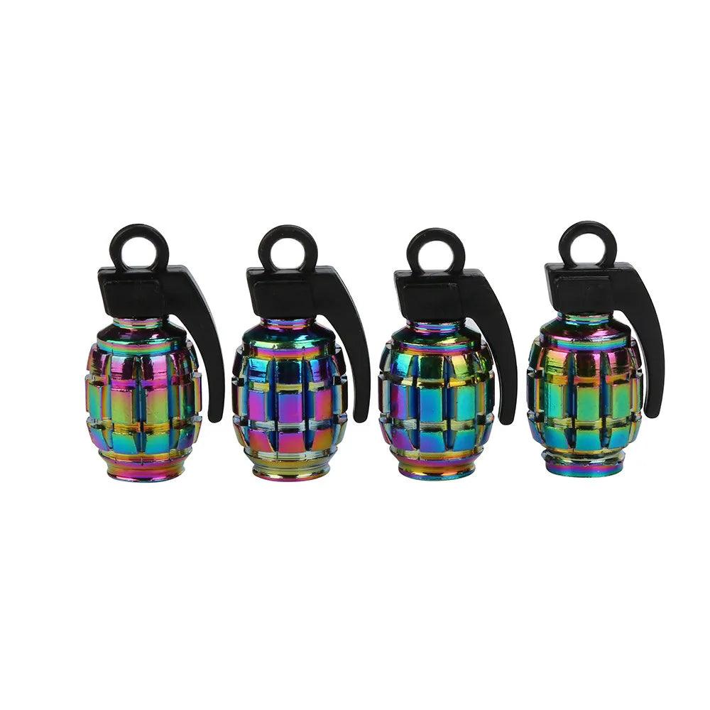 Colorful Valve Stems Caps Tire Cap Aluminum Wheels