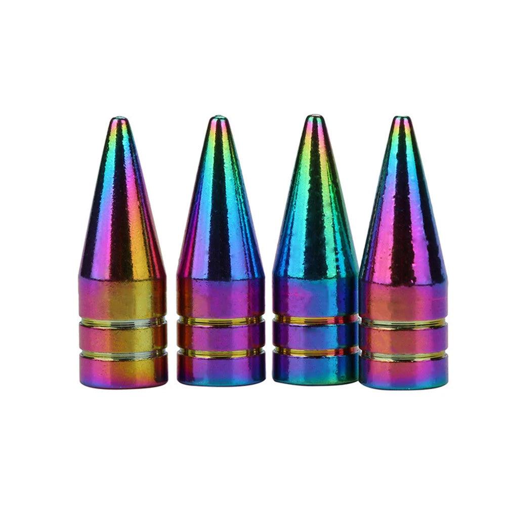 Colorful Valve Stems Caps Tire Cap Aluminum Wheels