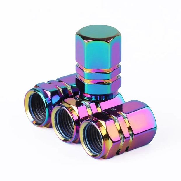 Colorful Valve Stems Caps Tire Cap Aluminum Wheels