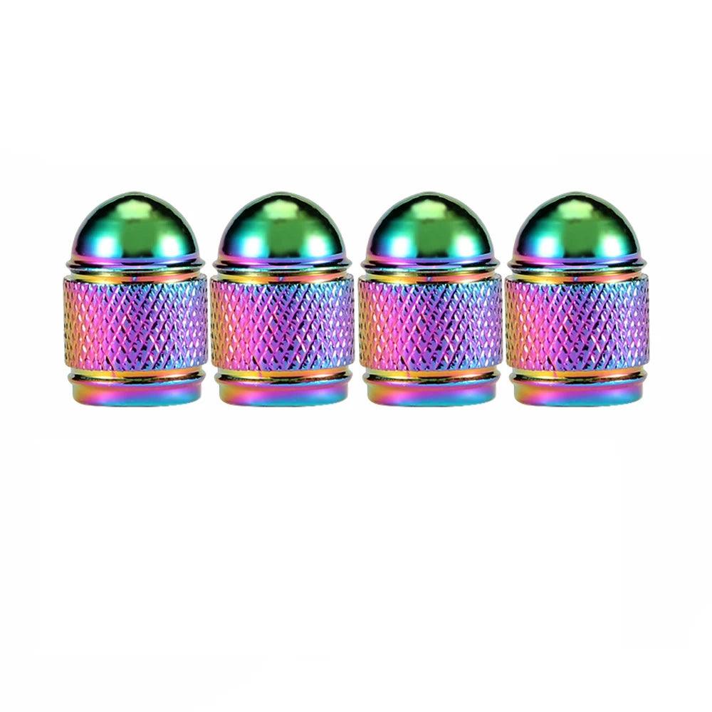 Colorful Valve Stems Caps Tire Cap Aluminum Wheels