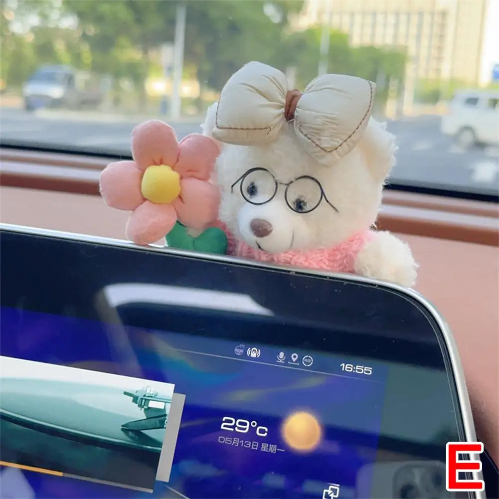 Cute Car Interior Doll Accessories