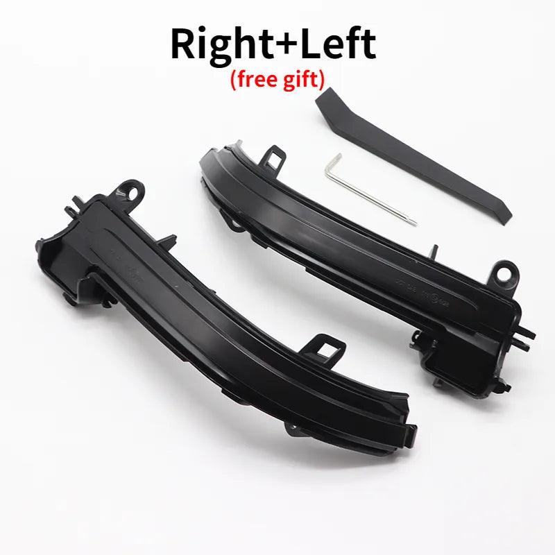 Dynamic sequential signaling set side mirror BMW