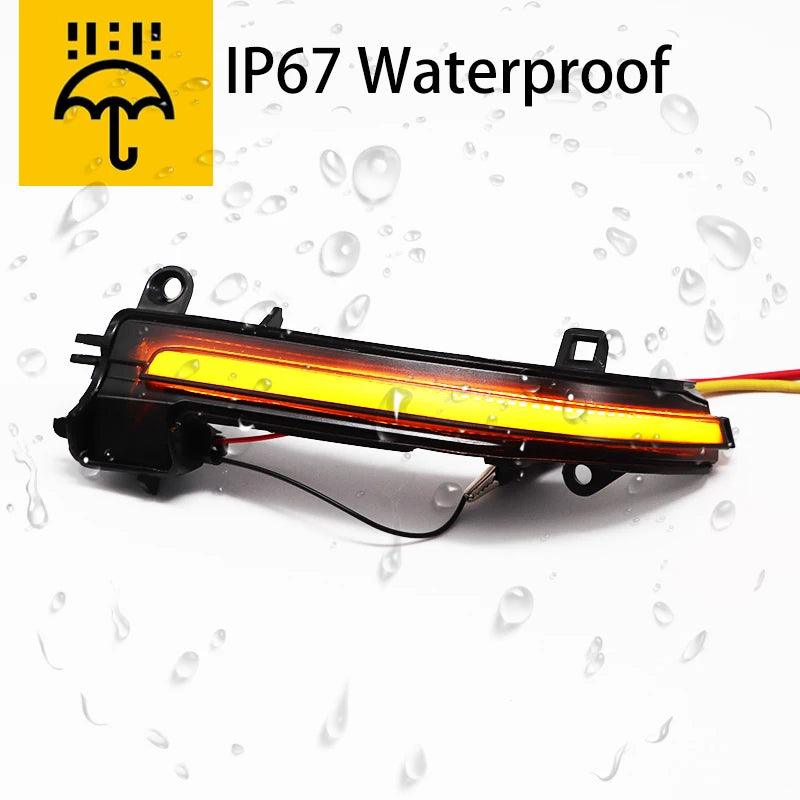 Dynamic sequential signaling set side mirror BMW