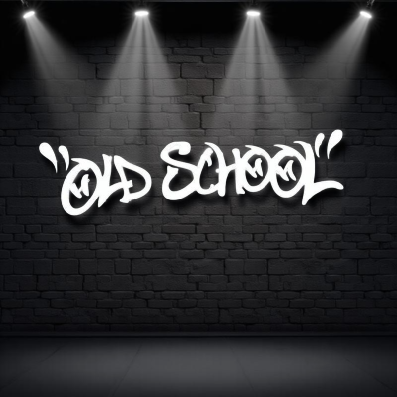 Old School Motorcycle Sticker P(1C)