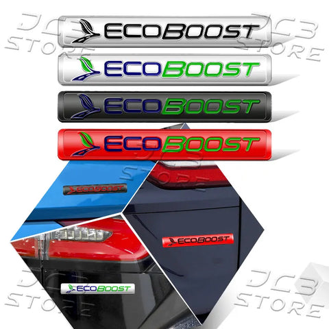 Ford EcoBoost Metal Trunk Emblem