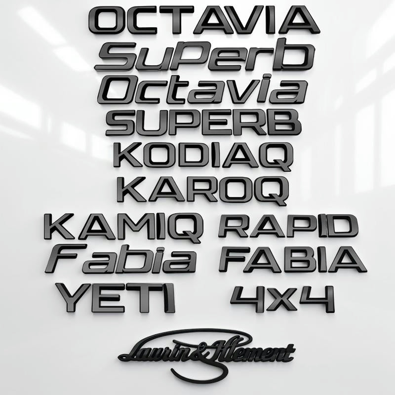 Gloss_Black_Skoda_Laurin_Klement_Emblem_-_One_Beast_Garage