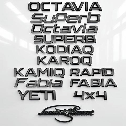 Gloss_Black_Skoda_Laurin_Klement_Emblem_-_One_Beast_Garage