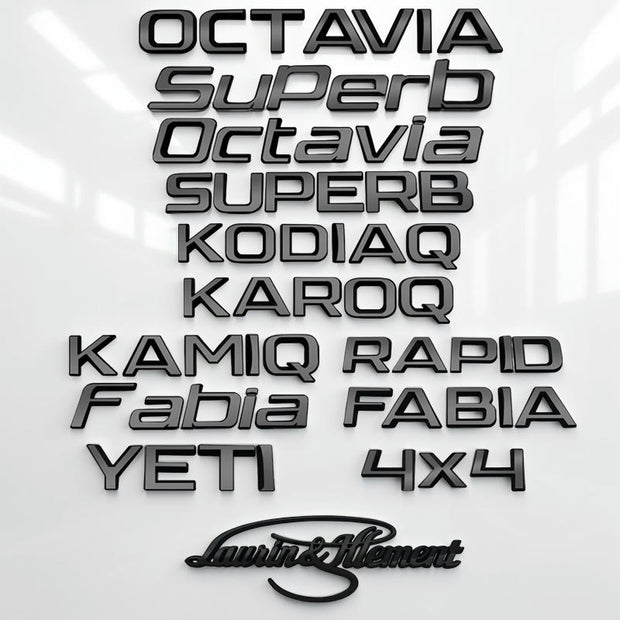 Gloss_Black_Skoda_Laurin_Klement_Emblem_-_One_Beast_Garage