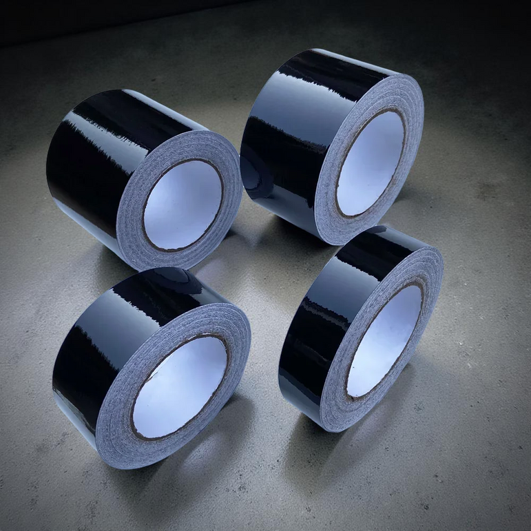 Glossy Black Vinyl Wrap Tape – Window Trim & Door Protection Film