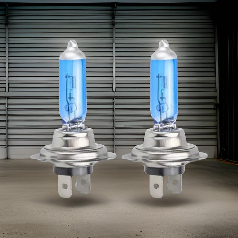 H7 6000k super bright white halogen bulb set, 12V-55w - One Beast Garage