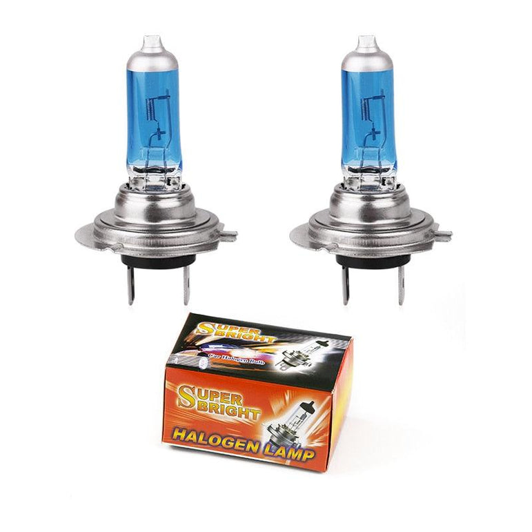 H7 6000k super bright white halogen bulb set, 12V-55w - One Beast Garage