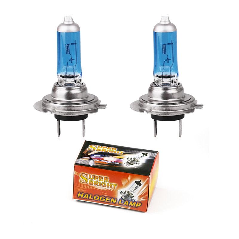 H7 6000k super bright white halogen bulb set, 12V-55w - One Beast Garage