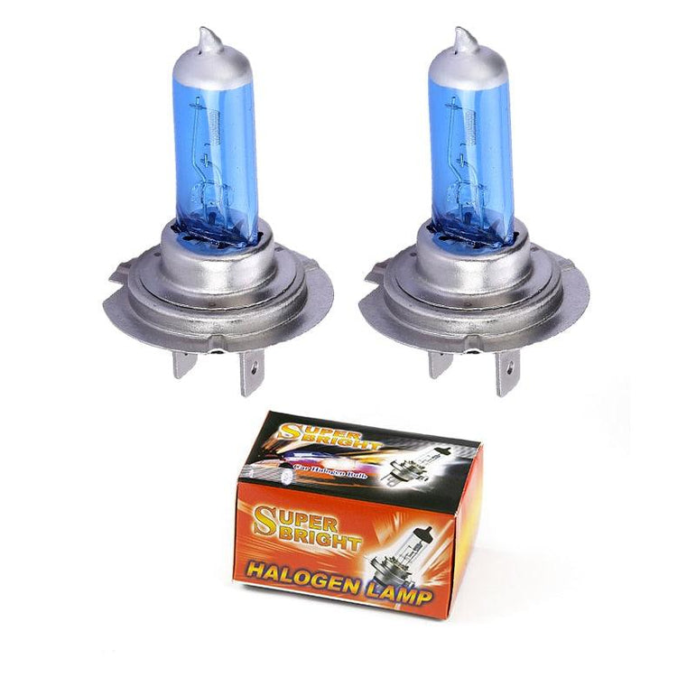 H7 6000k super bright white halogen bulb set, 12V-55w - One Beast Garage