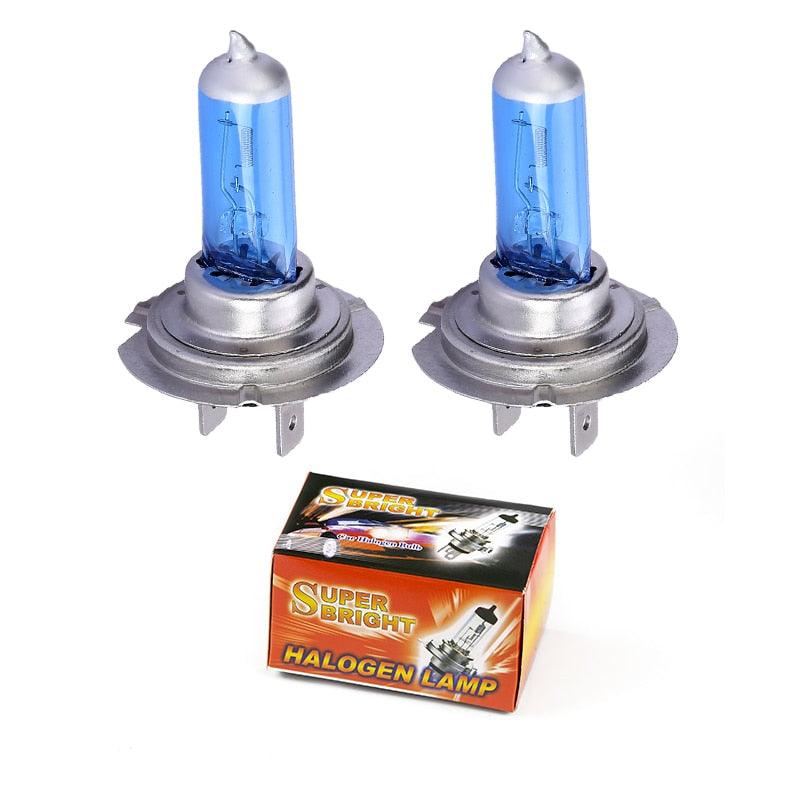 H7 6000k super bright white halogen bulb set, 12V-55w - One Beast Garage
