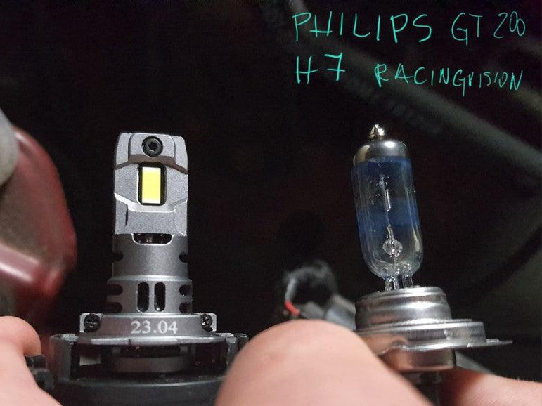 H7 LED Headlight Bulb Mini Wireless 60W 20000LM 6500K