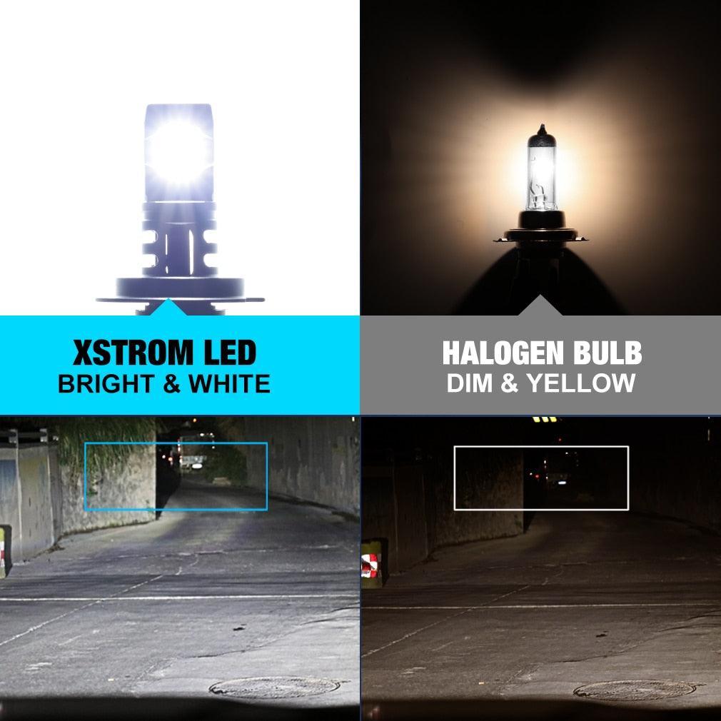 H7 LED Headlight Bulb Mini Wireless 60W 20000LM 6500K