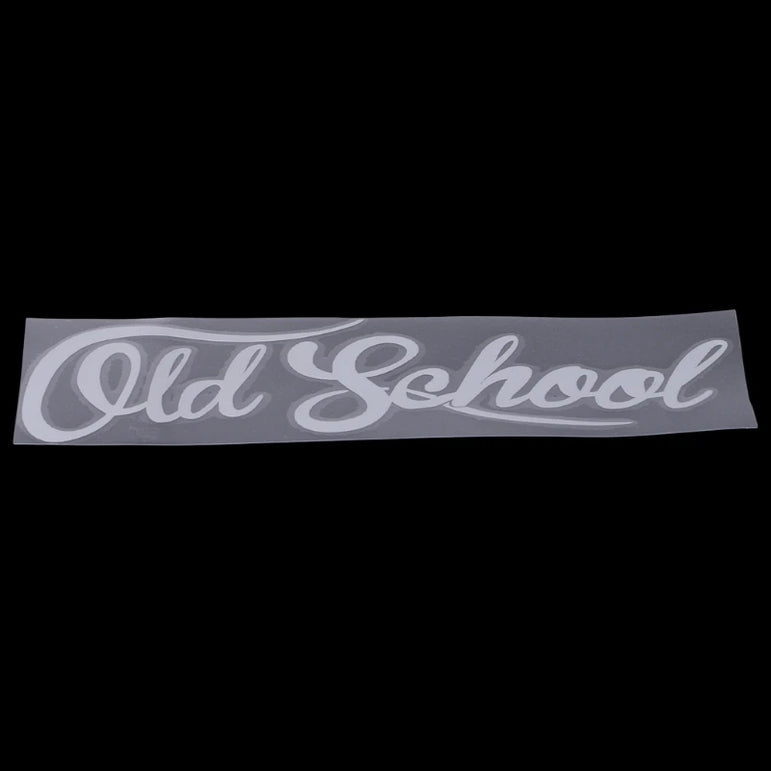 Old School Vinyl Car Decal 19x7CM