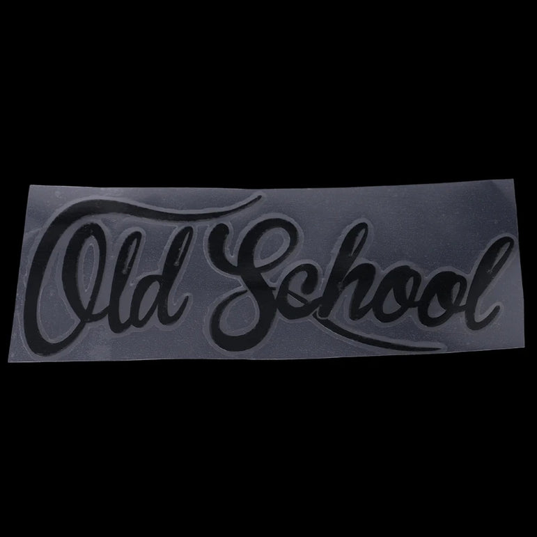 Old School Vinyl Car Decal 19x7CM